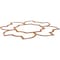 Ekena Millwork 41W x 41H x 14T Small Anderson Decorative Fretwork Wood Ceiling Panels, Cherry CELW41X41X0250ANDCH - alternate 3
